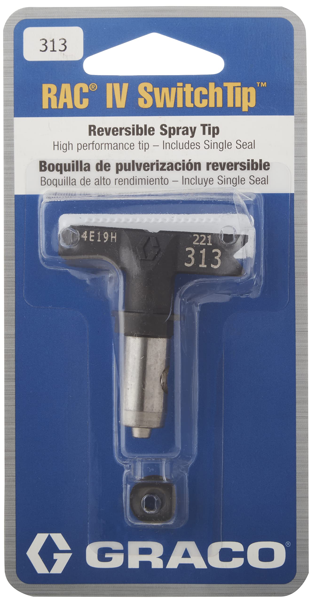 Graco 221313 Reversible Airless Spray Tip, RAC IV, 313 - Lawn And